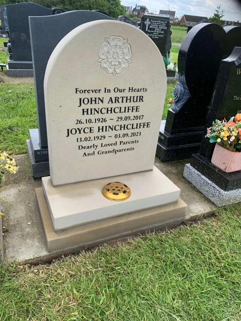 Picture of a Headstone Installed by C P Holland and Sons