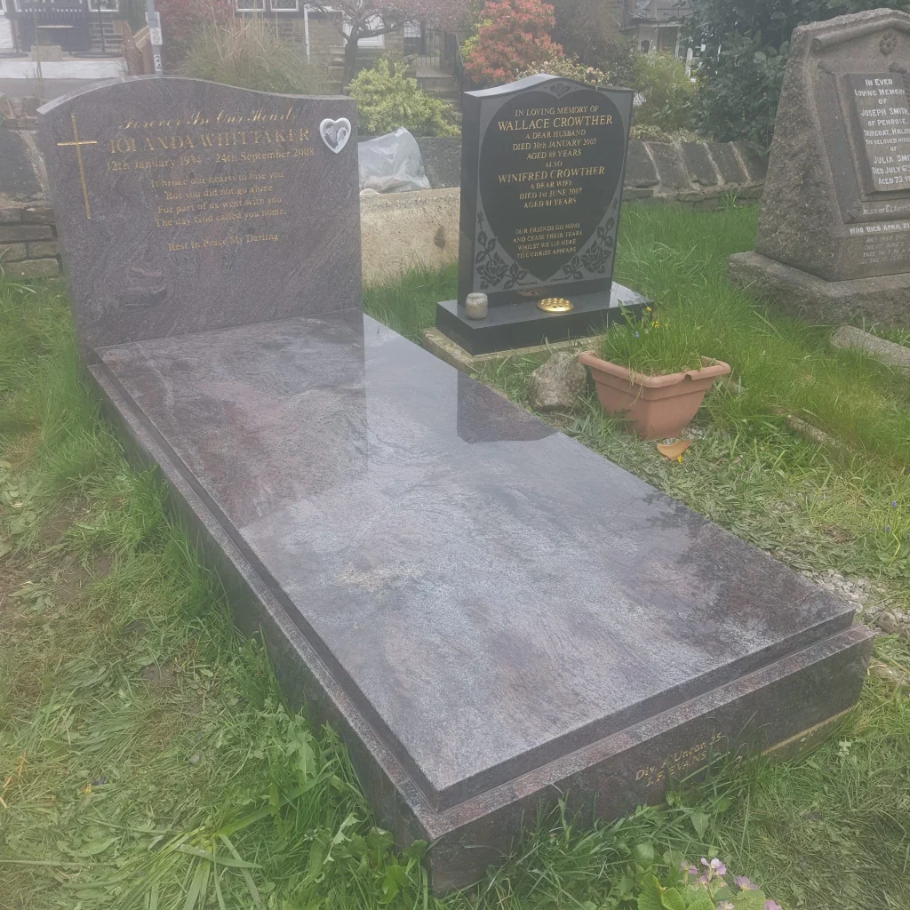 Photo of Headstone Installed by C P Holland and Sons