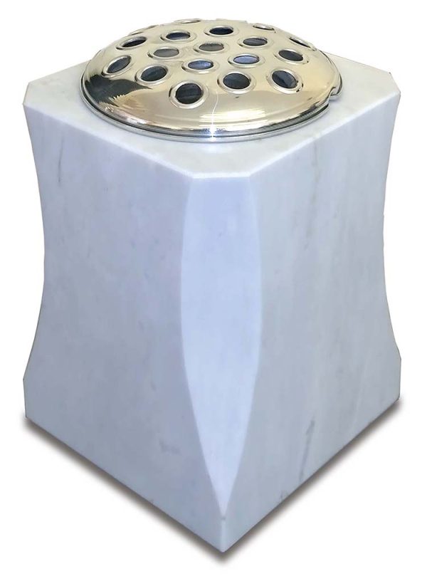 Elegantly Shaped Marble Vase Memorial