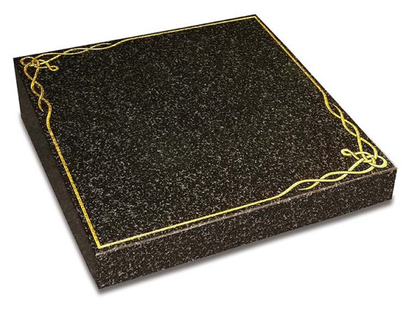 Polished Regal Granite Wedge Memorial