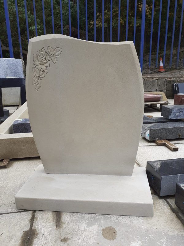 Half Ogee Top Headstone