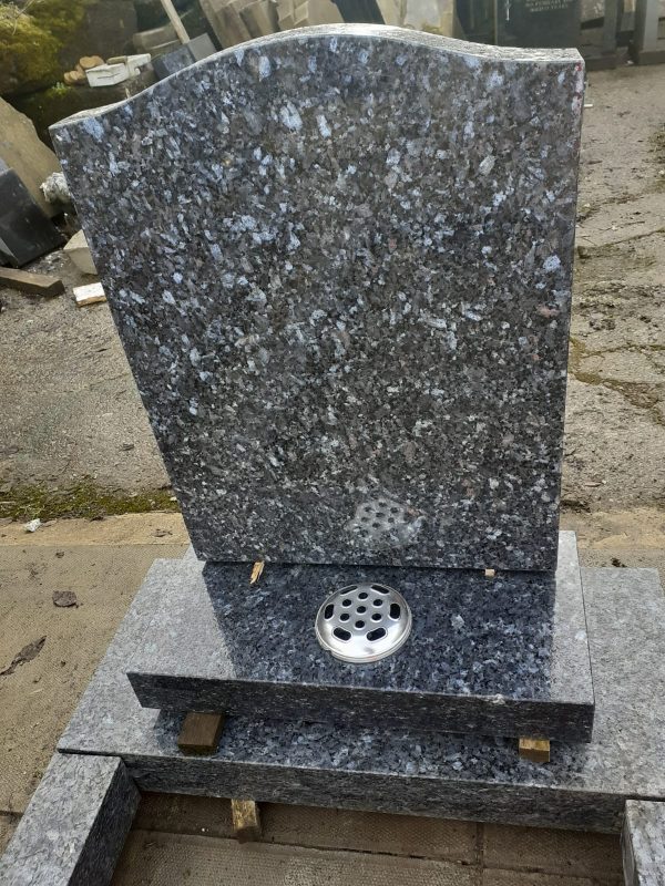 Blue Pearl Gravestone